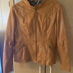 Danier leather jacket - camel color